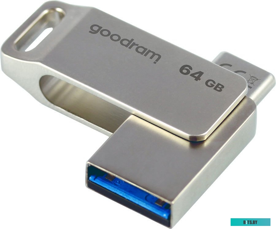 USB накопитель (Флешка) GoodRam ODA3 64GB (серебристый) <ODA3-0640S0R11>