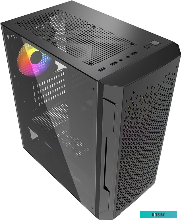 Корпус PowerCase Mistral Micro Z3B Mesh LED <CMIMZB-L3>
