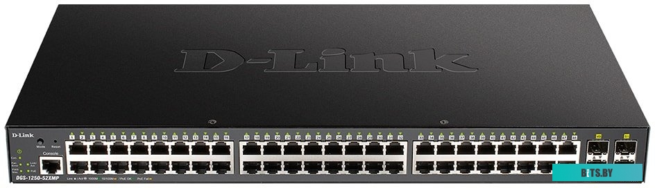 Коммутатор D-Link DGS-1250-52XMP/A1A
