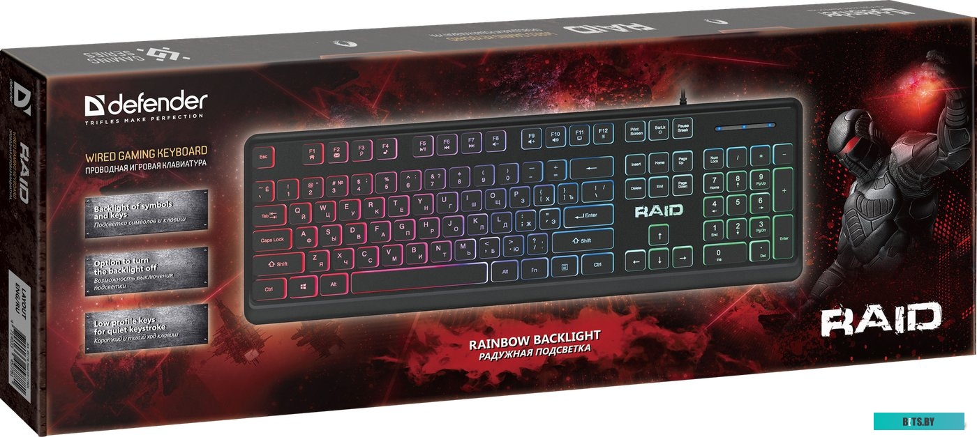 Клавиатура Defender Raid GK-778DL RU <45778>