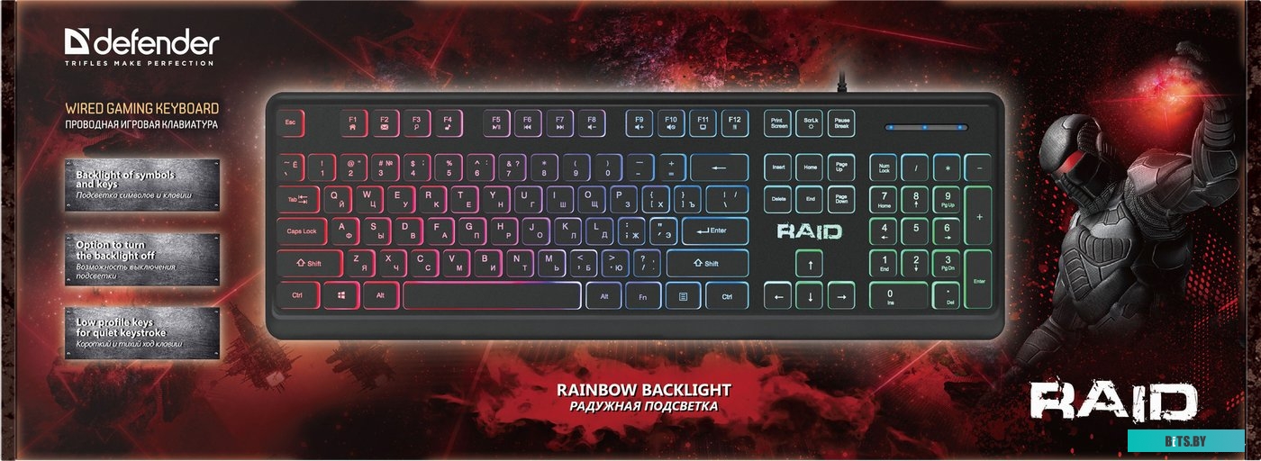 Клавиатура Defender Raid GK-778DL RU <45778>