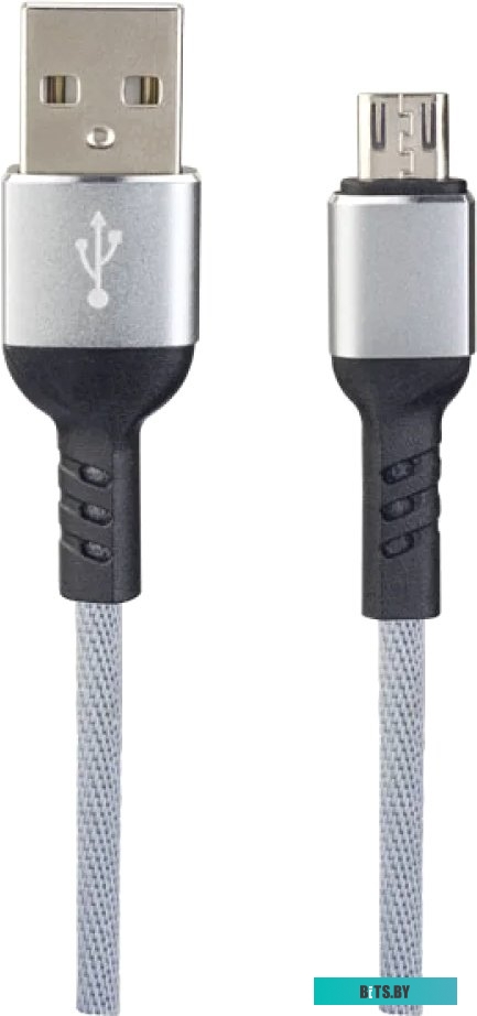Кабель Perfeo USB Type-A - MicroUSB U4806 (1 м, серый)