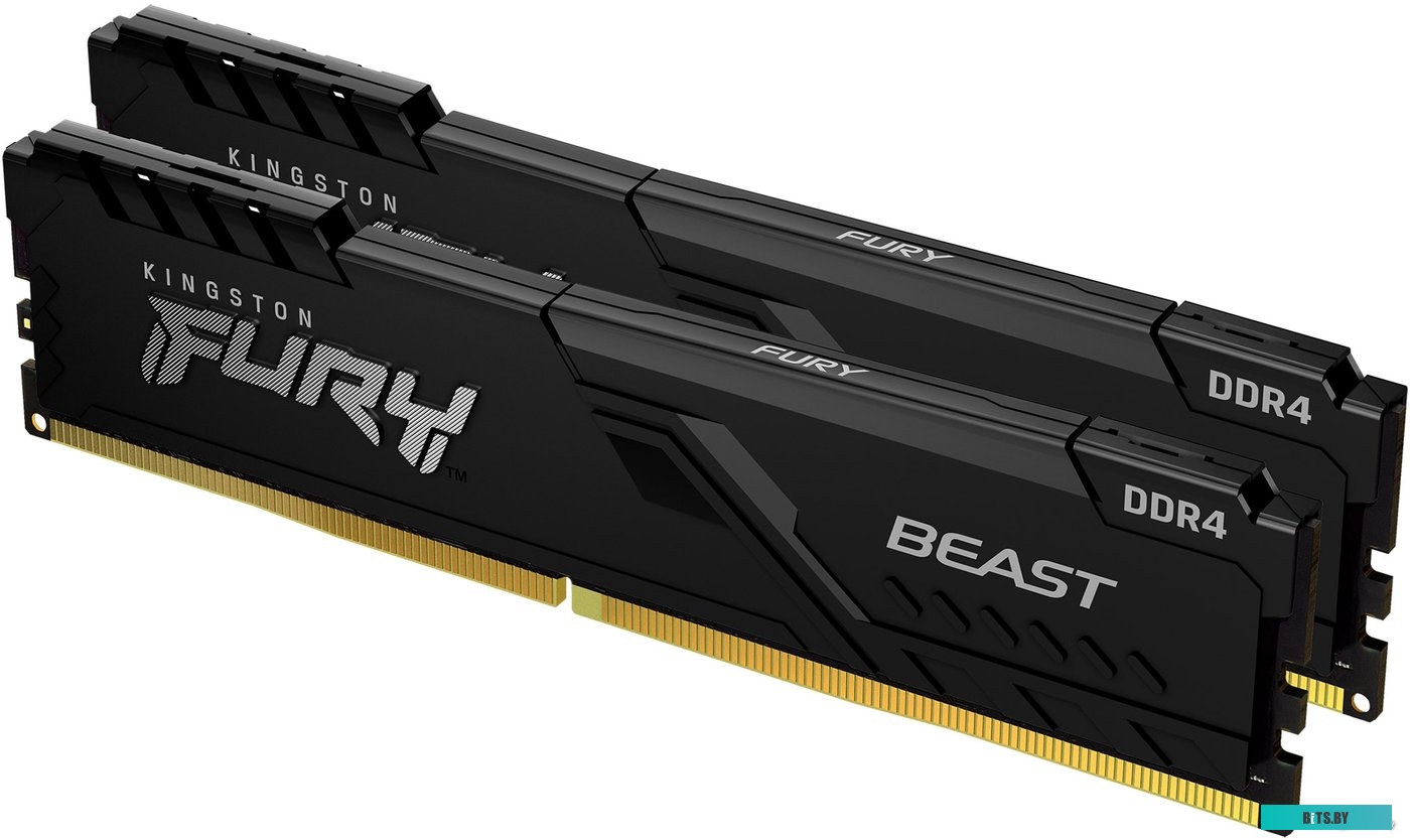 Модуль памяти Kingston Fury Beast Black DDR4 2x16Gb PC4-25600 KF432C16BBK2/32-SP