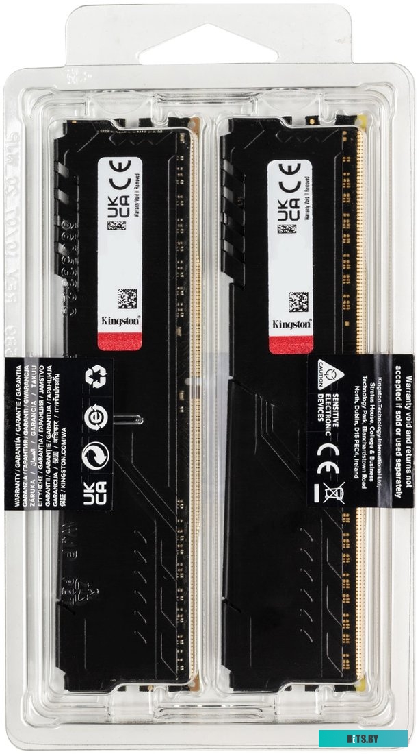 Модуль памяти Kingston Fury Beast Black DDR4 2x16Gb PC4-25600 KF432C16BBK2/32-SP