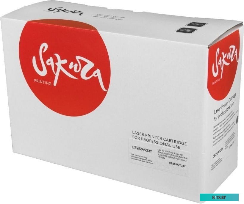 Картридж Sakura Printing SACE252A/723Y (аналог Canon CE252A, HP 723Y)