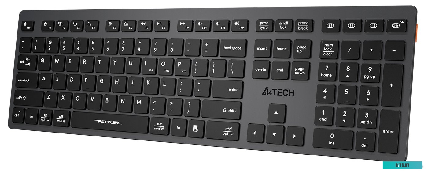 Клавиатура A4Tech Fstyler FBX50C (серый/черный)