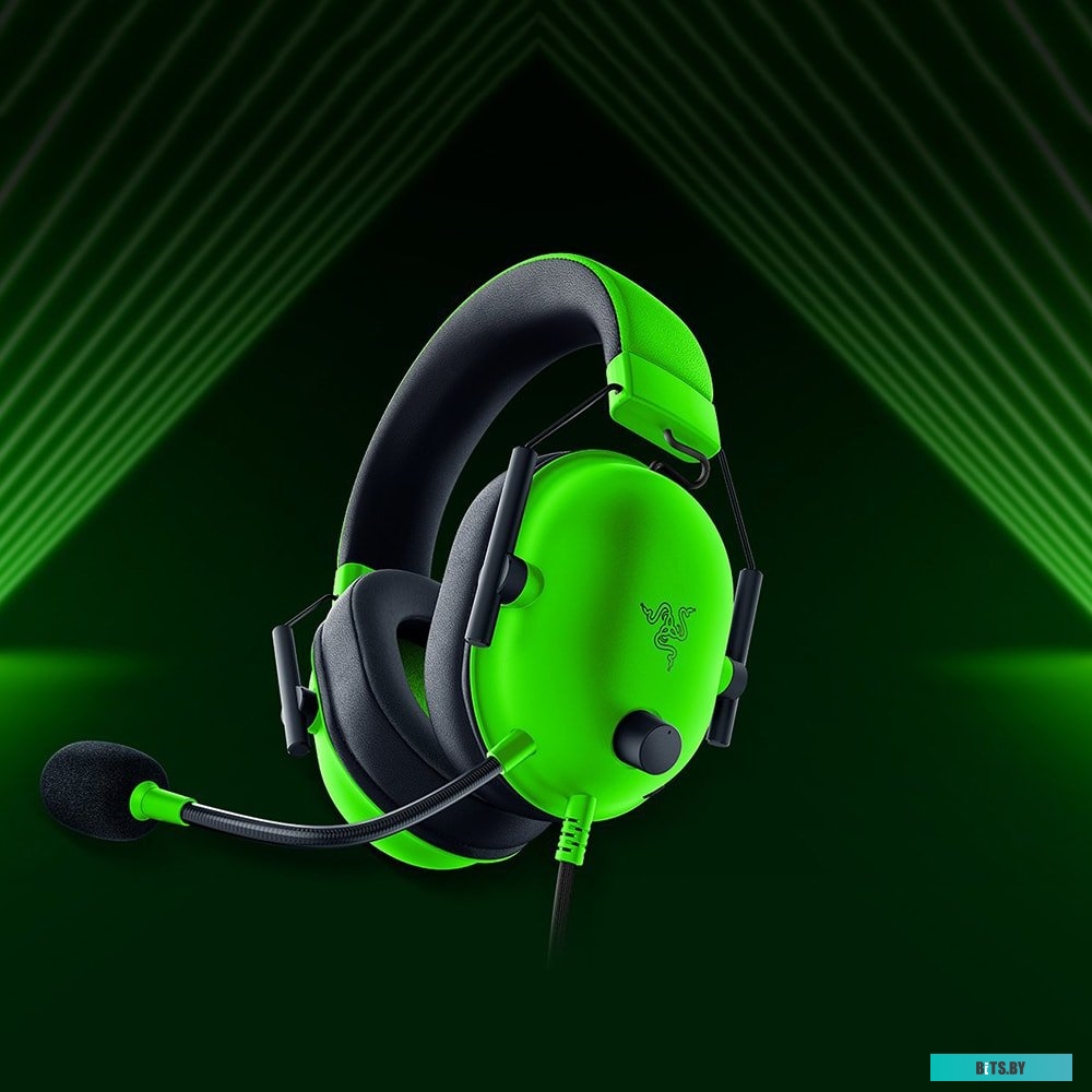 Наушники (Гарнитура) Razer BlackShark V2 X (зеленый) <RZ04-03240600-R3M1>