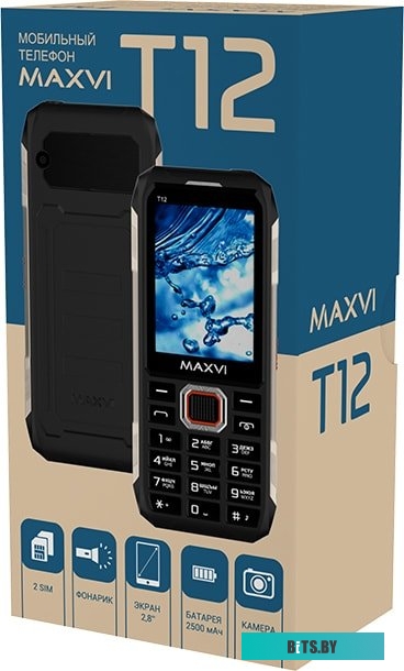 Мобильный телефон Maxvi T12 (синий)