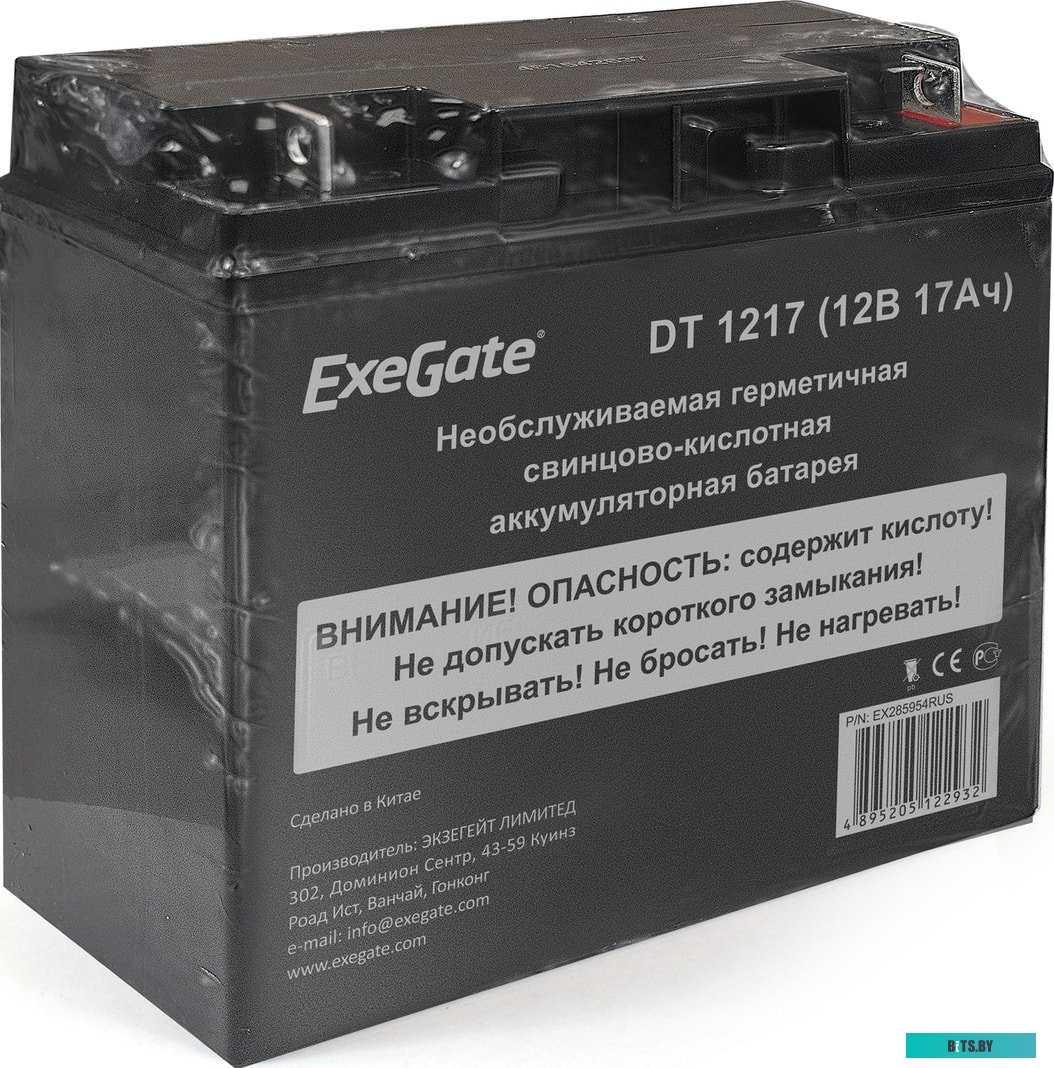 Аккумулятор для ИБП ExeGate DT 1217 (12В, 17 А·ч) <EX285954RUS>