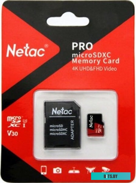 Карта памяти Netac P500 Extreme Pro 32GB NT02P500PRO-032G-R (с адаптером)