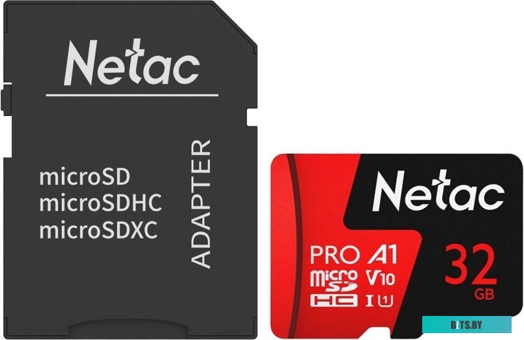 Карта памяти Netac P500 Extreme Pro 32GB NT02P500PRO-032G-R (с адаптером)