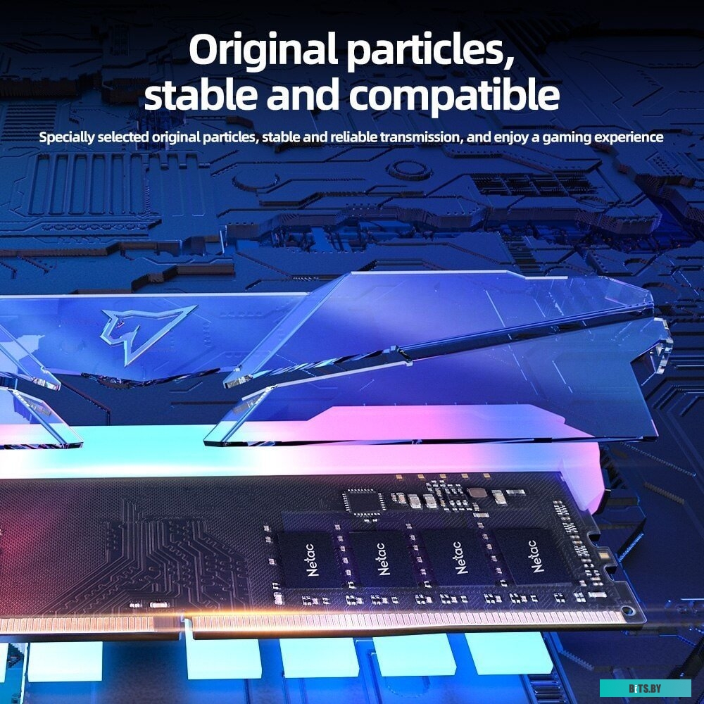 Оперативная память Netac Shadow RGB 2x8ГБ DDR4 3600 МГц NTSRD4P36DP-16E