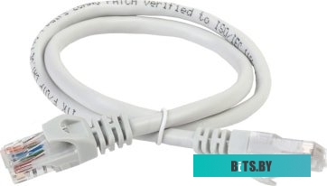 Кабель ITK RJ45 - RJ45 PC01-C5EU-05M (0.5 м, серый)
