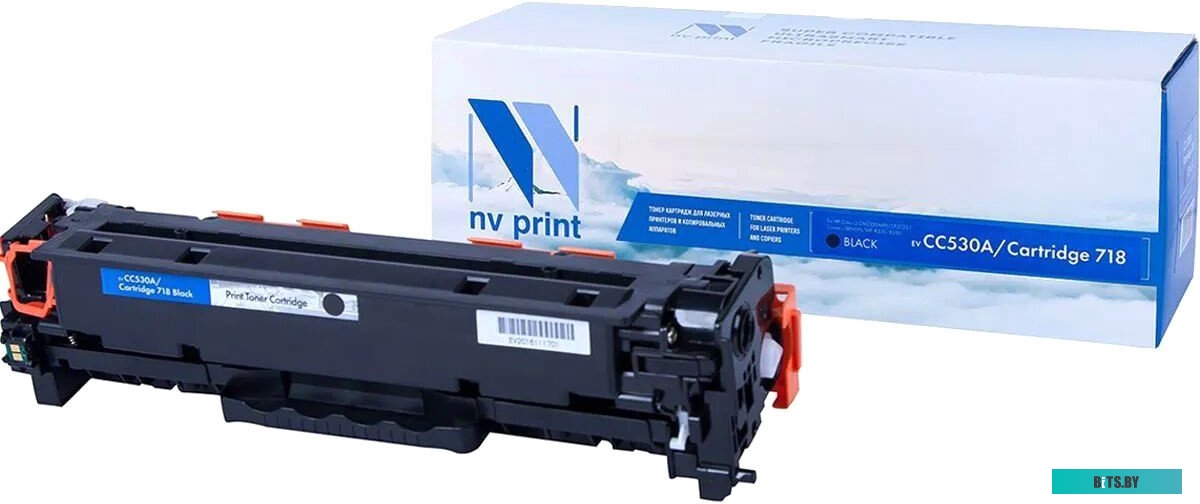 Картридж NV Print NV-CC530A/718Bk (аналог HP CC530A, Canon 718)