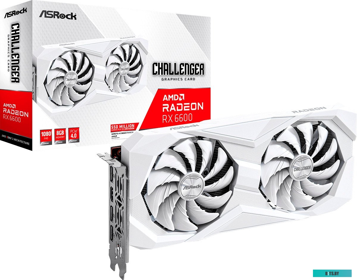 Видеокарта ASRock Radeon RX 6600 Challenger D 8GB RX6600 CLD 8G