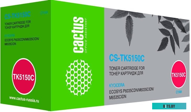 Картридж Cactus CS-TK5150C (аналог Kyocera TK-5150C)
