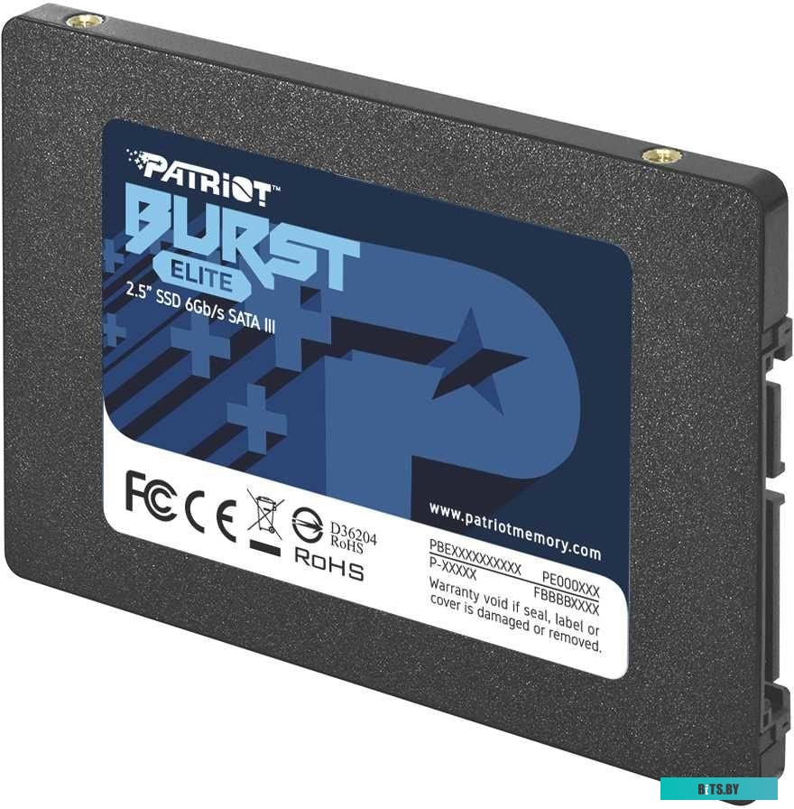 SSD Накопитель Patriot Burst Elite 120GB PBE120GS25SSDR