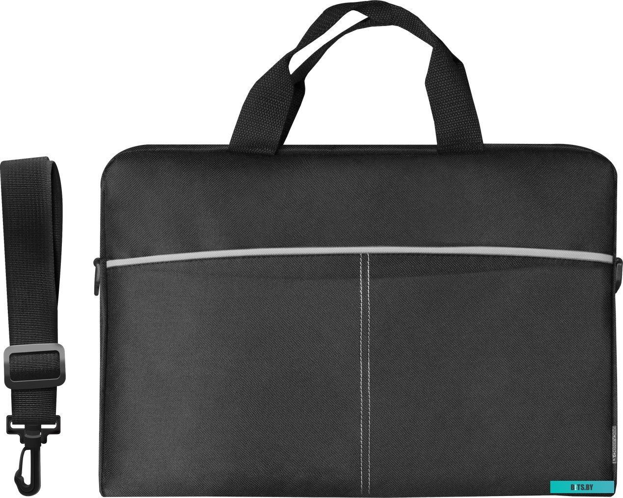Сумка (портфель, кейс, чехол) для ноутбука Defender Lite 15.6" (черный/серый) <26086>