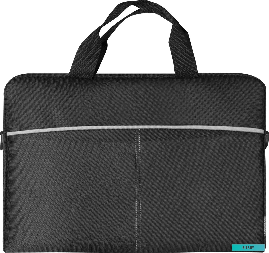 Сумка (портфель, кейс, чехол) для ноутбука Defender Lite 15.6" (черный/серый) <26086>