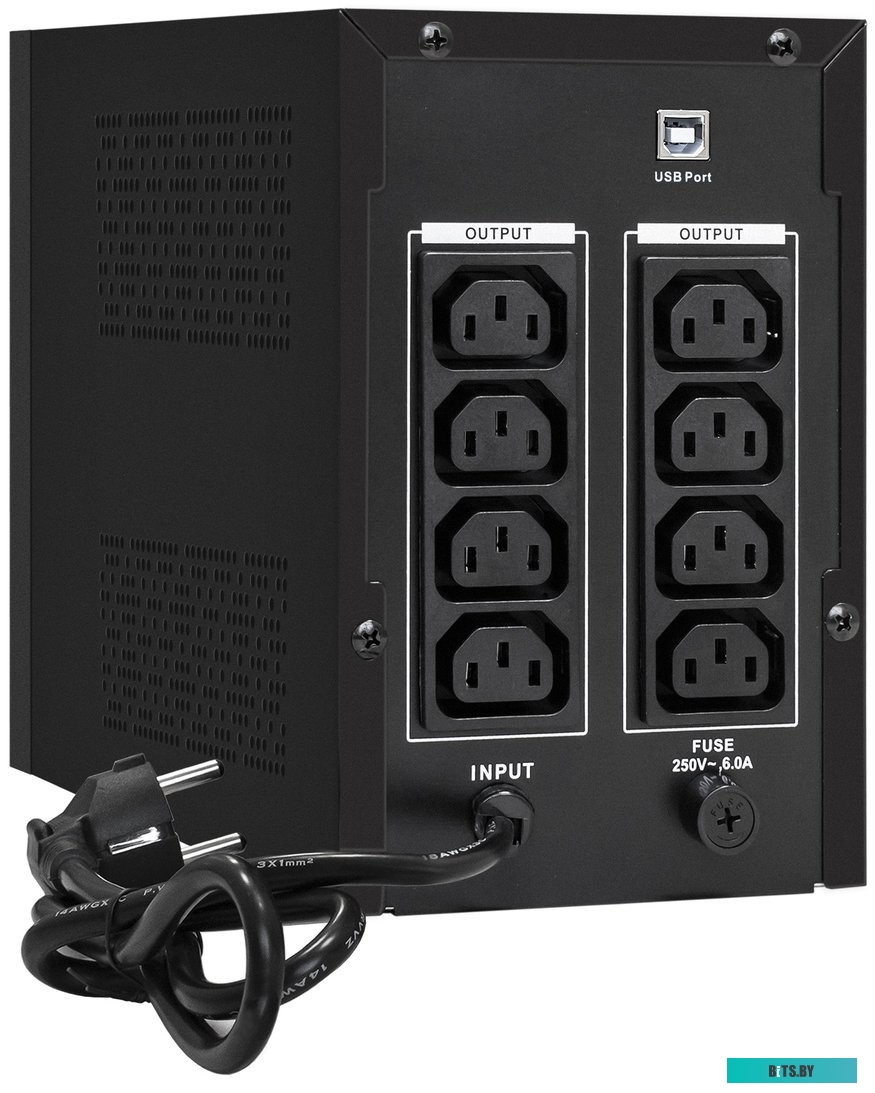 Источник бесперебойного питания (ИБП) ExeGate SpecialPro UNB-1500.LED.AVR.C13.RJ.USB <EP285496RUS>