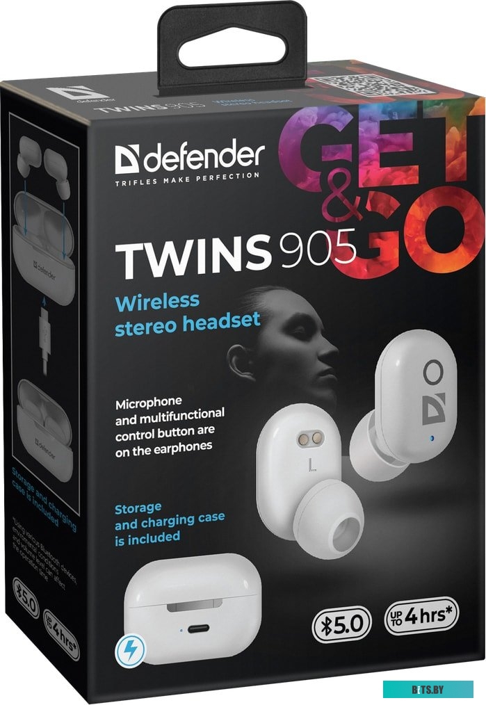 Наушники (Гарнитура) Defender Twins 905 <63906>
