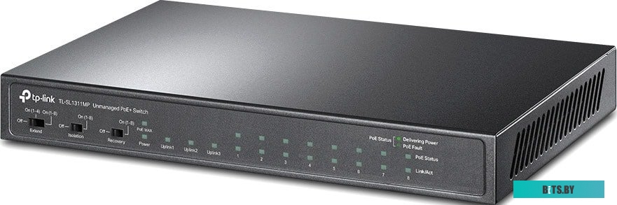 Неуправляемый коммутатор TP-Link TL-SL1311MP