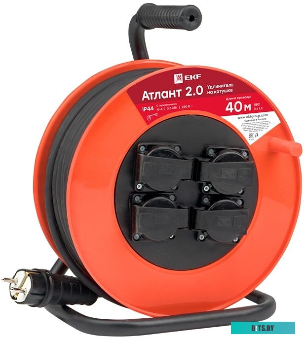 Сетевой фильтр (удлинитель) EKF UKA02-16-315-4-40-IP44