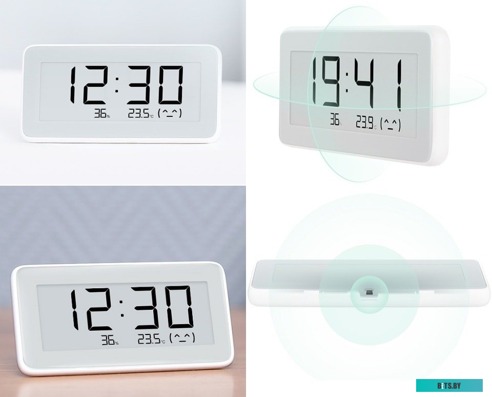 Термогигрометр Xiaomi Temperature and Humidity Monitor Clock LYWSD02MMC (международная версия) <BHR5435GL>