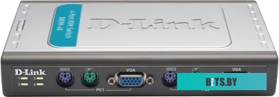 KVM переключатель D-Link 4-портовый,с портами VGA и PS/2 <DKVM-4K/B3A>