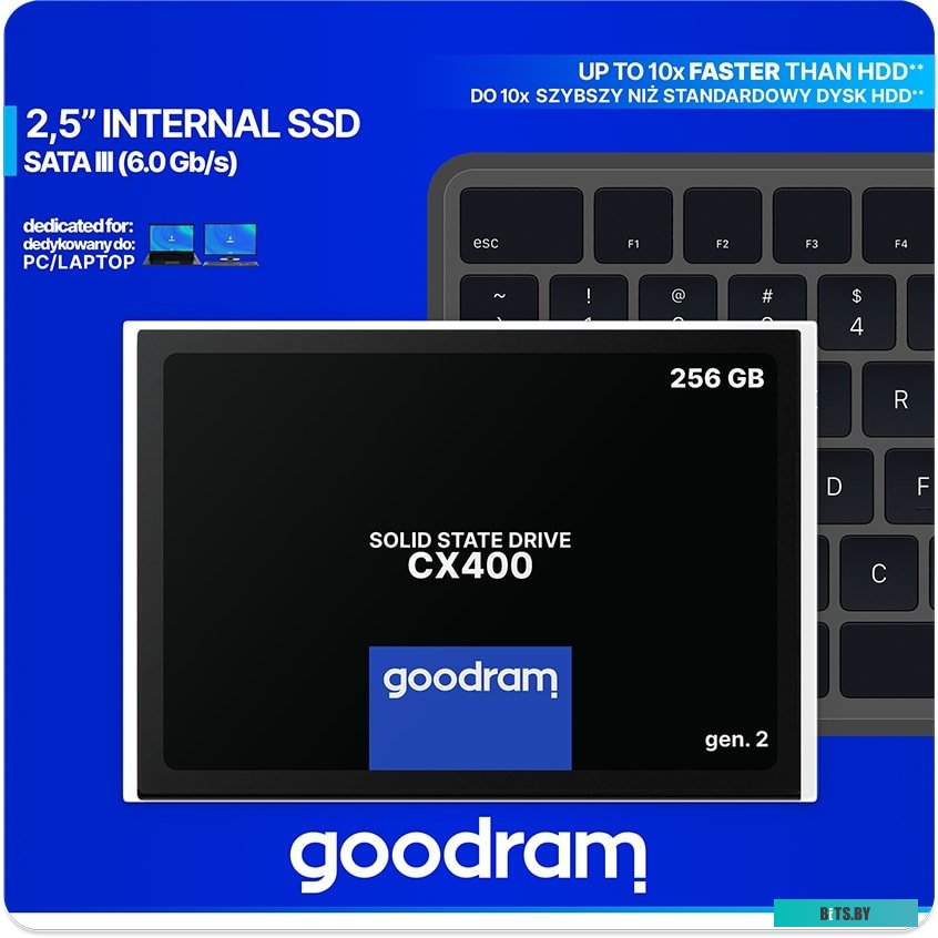 SSD Накопитель Goodram CX400 gen.2 256GB SSDPR-CX400-256-G2