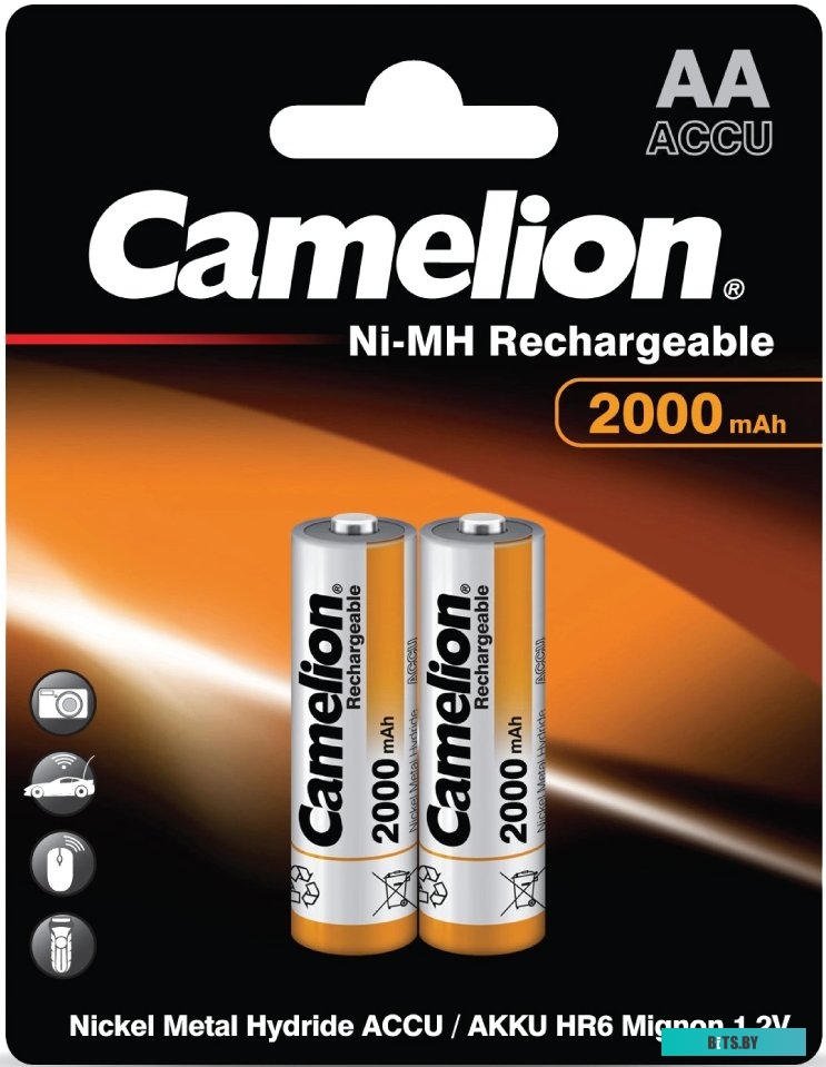 Аккумуляторы Camelion NH-AA2000BP2 2шт