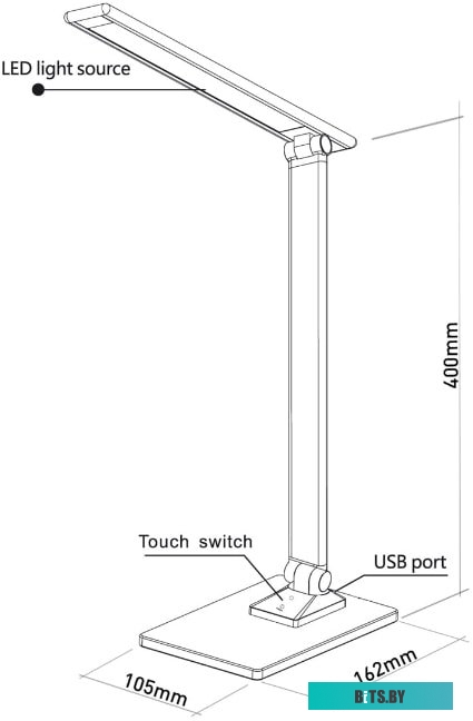 Настольная лампа Platinet PDLX14S
