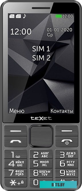 Мобильный телефон TeXet TM-D324 (черный)