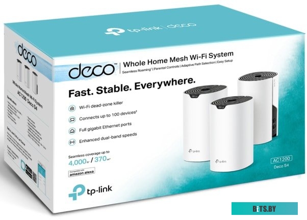 Wi-Fi система TP-Link Deco S4 (3 шт.)