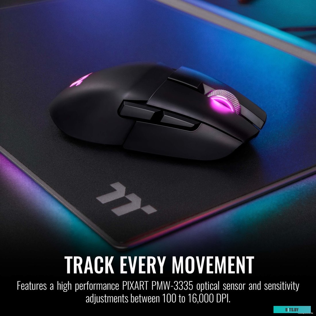 Мышь Thermaltake Argent M5 Wireless RGB <GMO-TMF-HYOOBK-01>