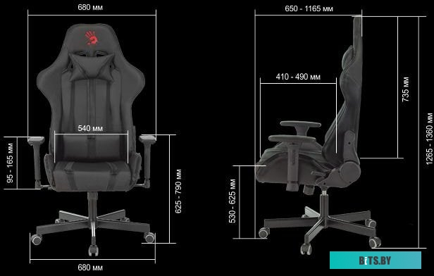 Кресло A4Tech Bloody GC-600 (черный)