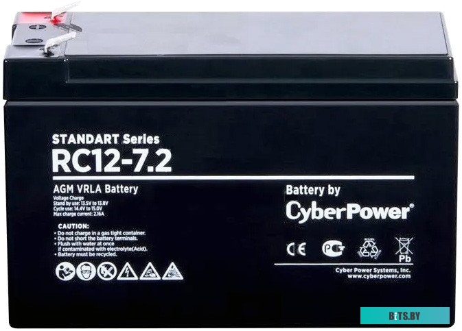 Аккумулятор для ИБП CyberPower (12В / 7Ач) RC 12-7