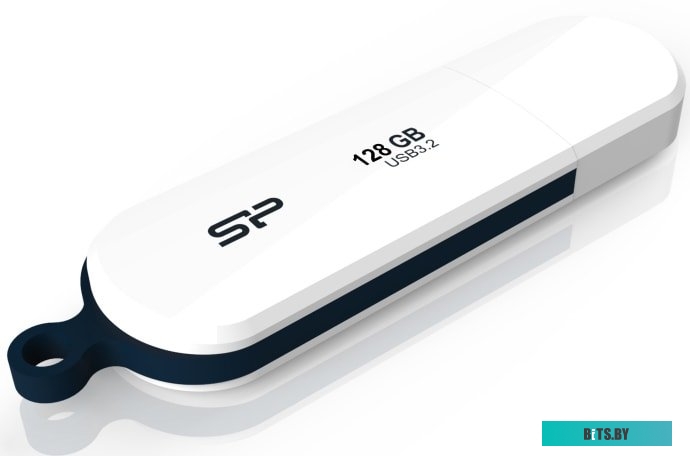 USB накопитель (Флешка) Silicon Power Blaze B32 128GB (белый) <SP128GBUF3B32V1W>