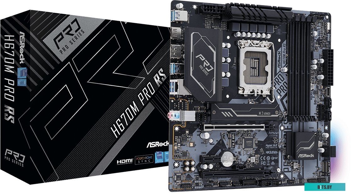 Материнская плата ASRock H670M Pro RS