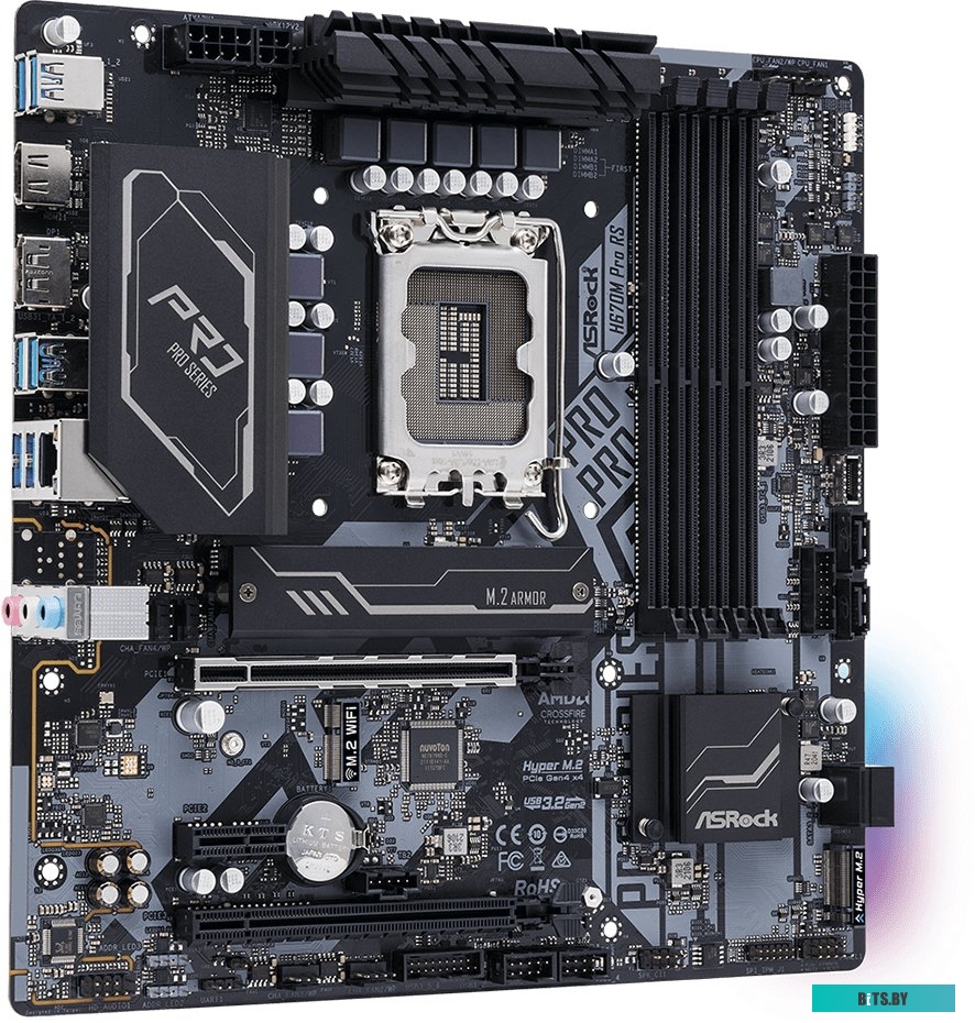 Материнская плата ASRock H670M Pro RS