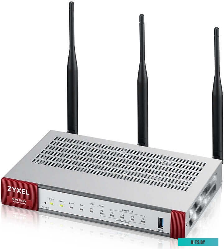 USGFLEX700-RU0102F Межсетевой экран Zyxel USG FLEX 700 с подписками на 1 год (AS,AV,CF,IDP,SecuReporter),Rack,12 конфигурируемых (LAN/WAN) портов GE,