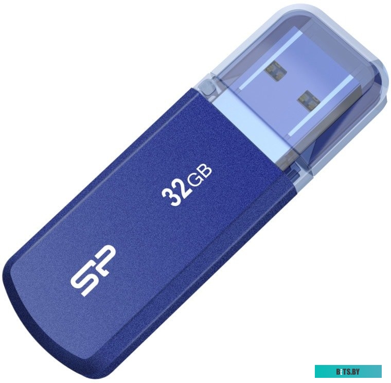 USB накопитель (Флешка) Silicon Power Helios 202 32GB (синий) <SP032GBUF3202V1B>