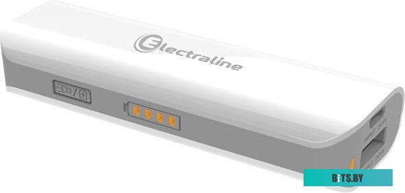 Портативное зарядное устройство Electraline 500331 2600mAh (белый)