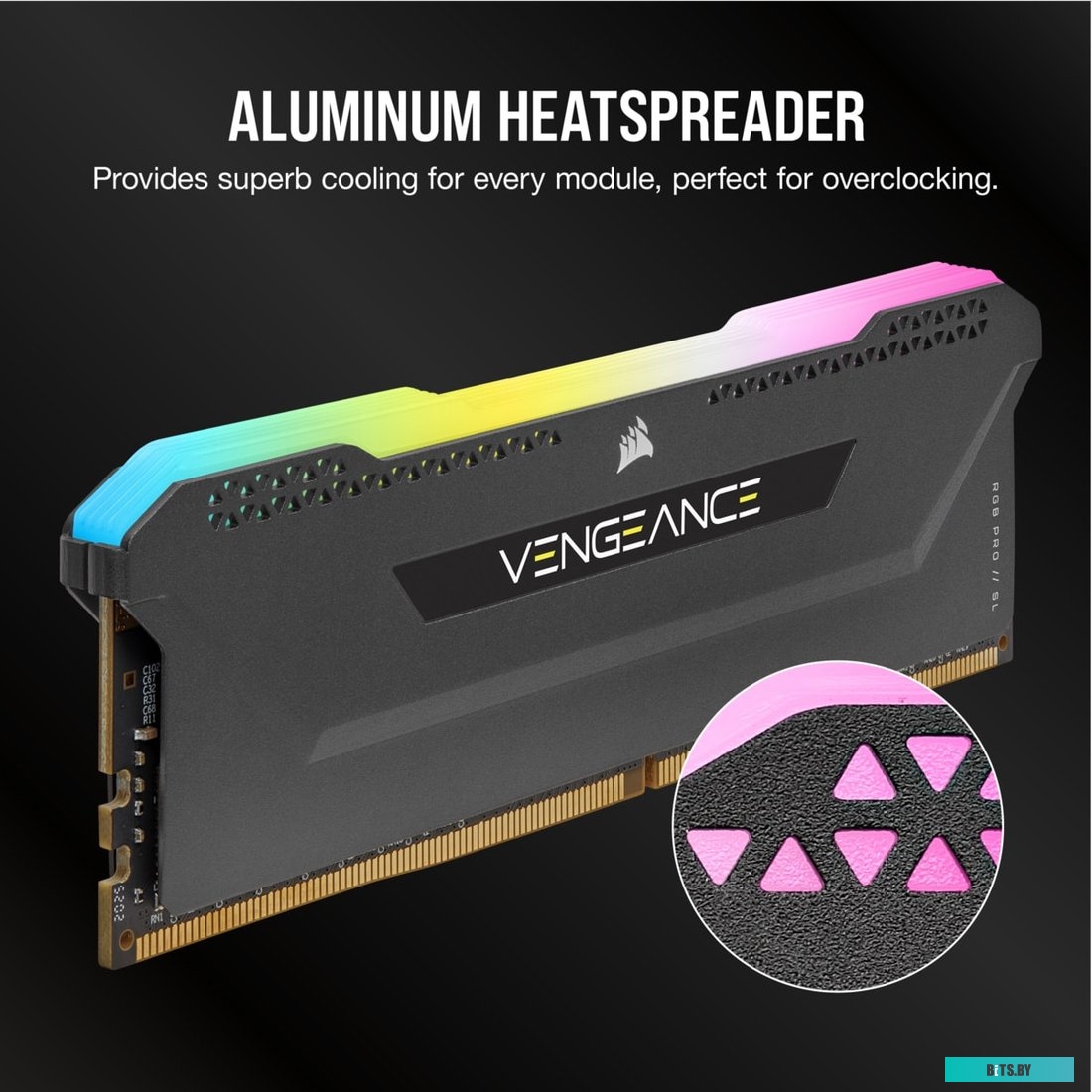 Модуль памяти Corsair Vengeance RGB PRO SL 2x16GB DDR4 PC4-25600 CMH32GX4M2E3200C16