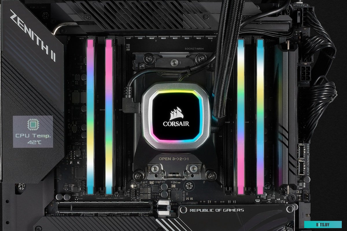 Модуль памяти Corsair Vengeance RGB PRO SL 2x16GB DDR4 PC4-25600 CMH32GX4M2E3200C16