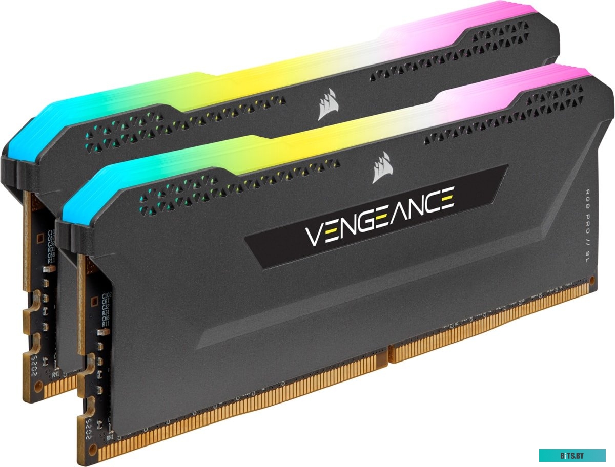 Модуль памяти Corsair Vengeance RGB PRO SL 2x16GB DDR4 PC4-25600 CMH32GX4M2E3200C16