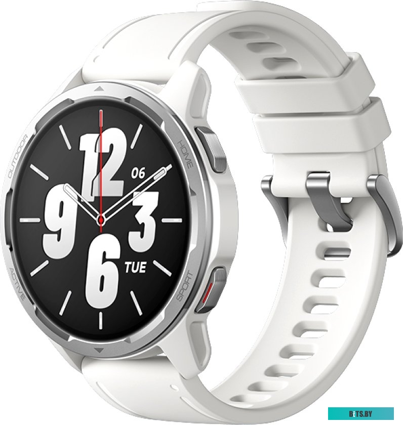 Умные часы Xiaomi Watch S1 Active (серебристый/белый, международная версия) <BHR5381GL>