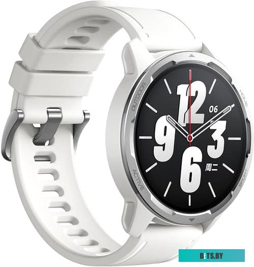 Умные часы Xiaomi Watch S1 Active (серебристый/белый, международная версия) <BHR5381GL>