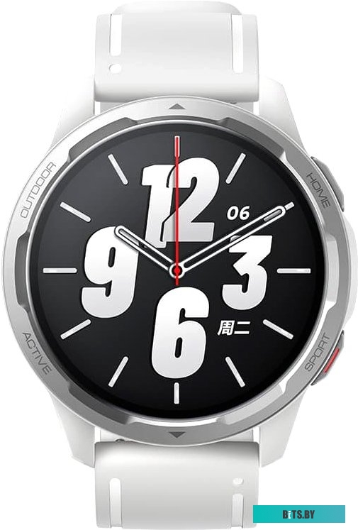 Умные часы Xiaomi Watch S1 Active (серебристый/белый, международная версия) <BHR5381GL>