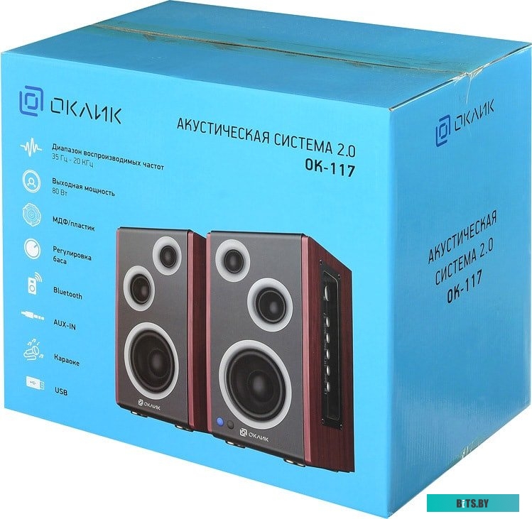 Компьютерные колонки Oklick OK-117 <1193274>